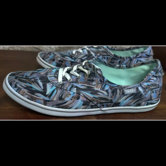 Vans Off the wall Shoes Womens 8 US Blue vacation 721356 Skateboard Skate school - Picture 6 of 7